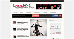Desktop Screenshot of indancingshoes.com